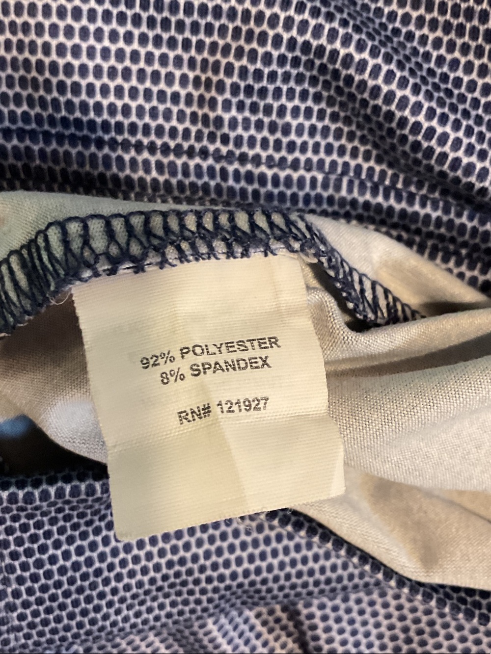 Johnny- O Men's Quarter-Zip Long Sleeve performance twilight Blue large NWOT - Picture 10 of 16